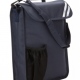 School book bag, portrait style, reflective stripes, shoulder strap and handle, mesh bottle pocket