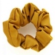 School or club plain gold scrunchie, 100% polyester