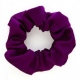School or club plain violet scrunchie, 100% polyester