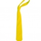 School or club plain yellow tie, 100% polyester