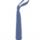 School or club plain saxe blue tie, 100% polyester