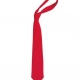 School or club plain scarlet tie, 100% polyester