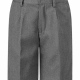School grey lined shorts trouser long leg style 