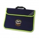 Hi vis classic book bag with rounded corners for durability
