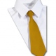 School uniform tie plain colour, polyester, elastic, clip on, standard