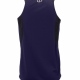 Spalding training vest technical sports top with dropped hem and tail