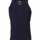 Spalding training vest technical sports top with dropped hem and tail