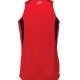 Spalding training vest technical sports top with dropped hem and tail
