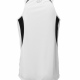 Spalding training vest technical sports top with dropped hem and tail