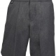Boys school short trousers in easy care Teflon poly viscose in grey, brown, navy