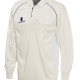Surridge premier cricket shirt long sleeve with contrast piping and mesh panels