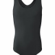 School swimsuit in textured chlorine resistant lycra elastane