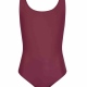 School swimsuit in textured chlorine resistant lycra elastane