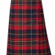 Girls junior school tartan knife pleat kilt skirt button fastening