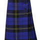 Girls senior school tartan knife pleat kilt skirt button fastening