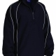 Team club sports lined training top 1/4 zip with piping