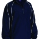 Team club sports lined training top 1/4 zip with piping