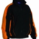 Team club sports lined training jacket full zip with contrast panels