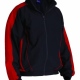 Team club sports lined training jacket full zip with contrast panels