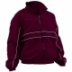 Cricket sports lined training jacket full zip with contrast piping