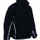 Team club sports lined training microfibre jacket full zip and contrast panel
