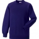 School sweatshirt crew neck in acrylic mix. Approved uniform and schoolwear