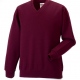 School uniform V-neck sweatshirt in cotton rich. Approved uniform schoolwear