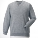 School uniform V-neck sweatshirt in cotton rich. Approved uniform schoolwear