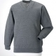 School uniform V-neck sweatshirt in cotton rich. Approved uniform schoolwear