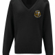 Unisex V neck Pullover - Wolverley CE Secondary School Wolverley CE Secondary School Badged Unisex V neck Pullover