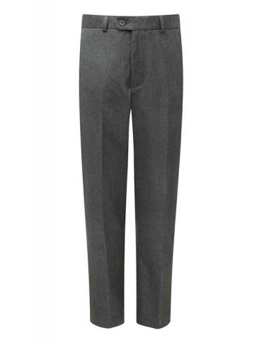 Youth Mens Suit Trousers Aspire Flat Front Grey