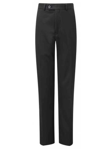 Boys Mens Suit Trousers Aspire Slim Fit Black