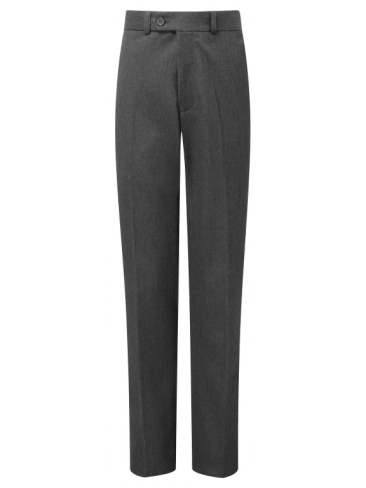 Boys Mens Suit Trousers Aspire Slim Fit Grey