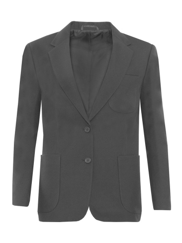Girls School Blazer Steel Grey