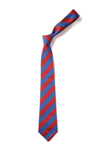 Red & Royal Broad Stripe Tie (Box of 24)