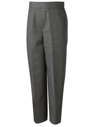 Junior School Grey Eco Boys Trousers Pull Up