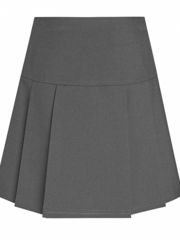 Junior Drop Waist Pleated School Skirt Eco Polyester