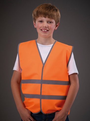 School Hi Vis Safety Vest Bright Colours