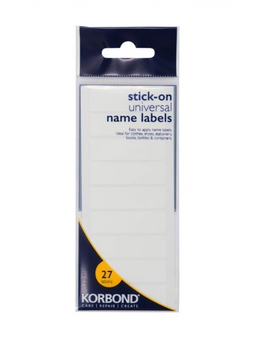Stick-On Name Labels