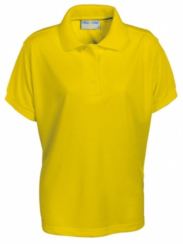 School Fitted Polo Shirt Poly Cotton Senior Girls