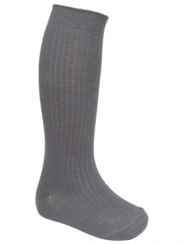 School Knee Length Long Socks Acrylic 2pk