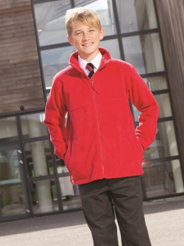 School or College Fleece Jacket Full Zip