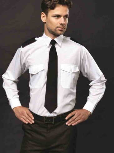 Woven Plain Clip-On Tie Polyester