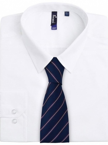 Woven Sports Stripe Tie Polyester 57 x 3"
