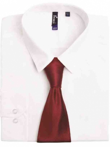 Woven Plain Tie Pure Silk 57 x 4"