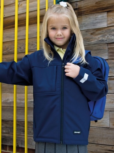 School or College Soft Shell Jacket Waterproof 