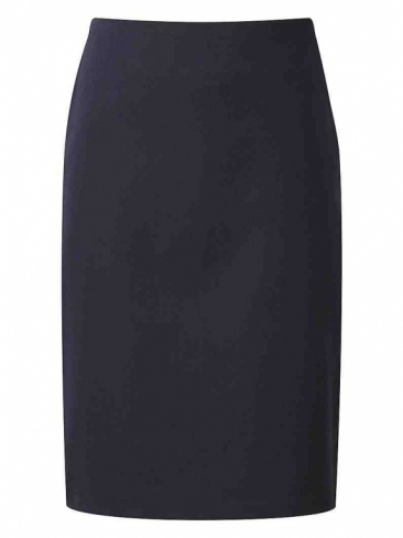 Girls Ladies Suit Skirt Aspire Straight Navy Blue