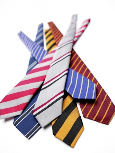 School Uniform, House, Club Ties Custom Stripe